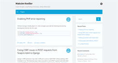 Desktop Screenshot of maksimkneller.com